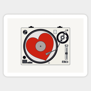 Retro Record Player Sticker